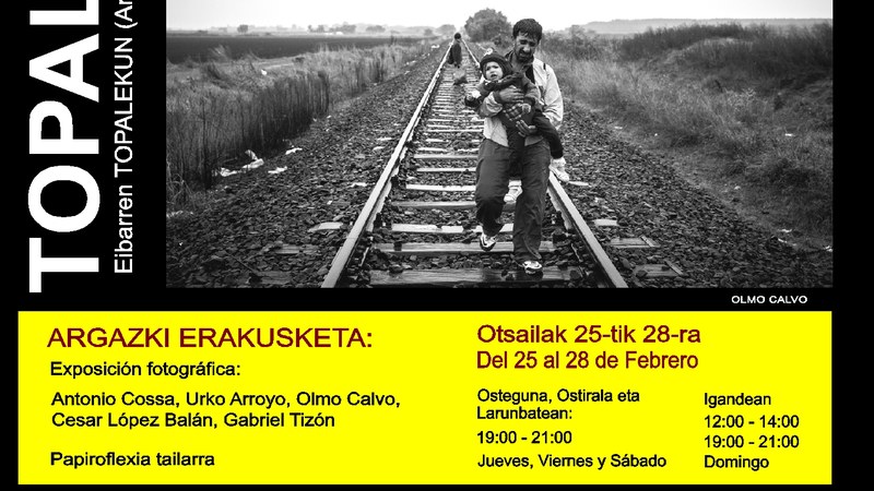 TOPALEKUAN ERAKUSKETA ETA POESIA ETA BIBOLIN EMANALDIA