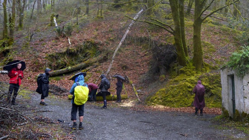 Trabuko Bidea hasi zuten Klub Deportiboko 17 mendizalek martxoaren 28an