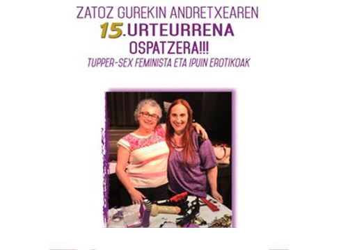 Tupper-sex feminista eta ipuin erotikoak gaur Portalean
