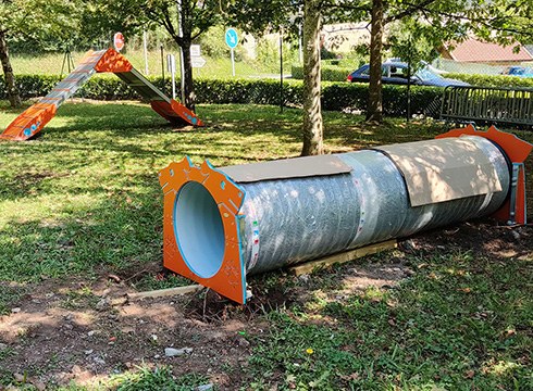 Txakurrentzako parkea egin du Udalak Itzion