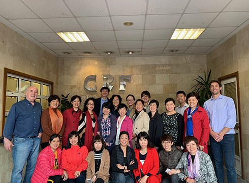 Txinako 21 ginekologo CRF Amosteguira bisita egin zuten aurreko astean