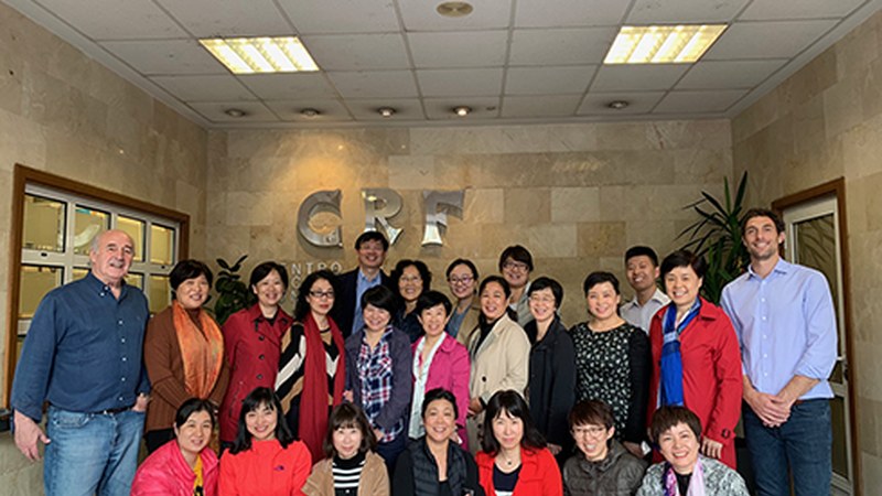 Txinako 21 ginekologo CRF Amosteguira bisita egin zuten aurreko astean