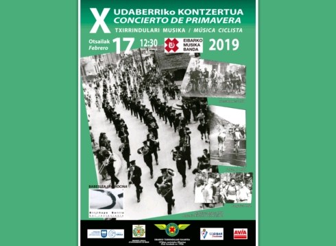 Txirrindularitzari eskainitako doinuak joko ditu Musika Bandak domekan