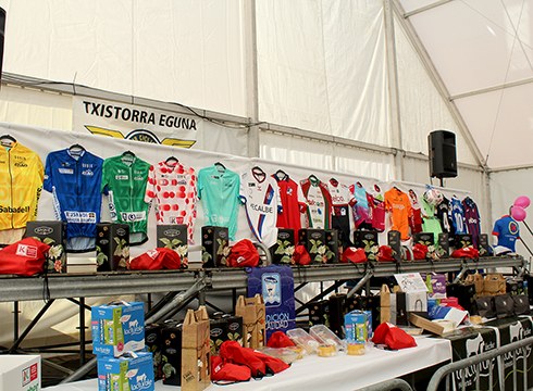 Txistorra Egunean egindako zozketan saritutako zenbakien zerrenda