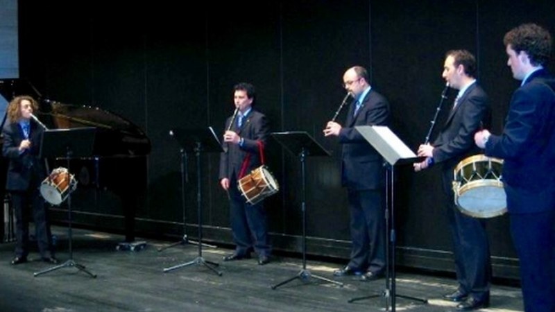 Txistulariek ganbera kontzertua emango dute domekan, Santa Zezilia egunean