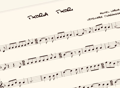 "Txoria txori" abestiaren partitura eskuragarri ipini du Ustekabek