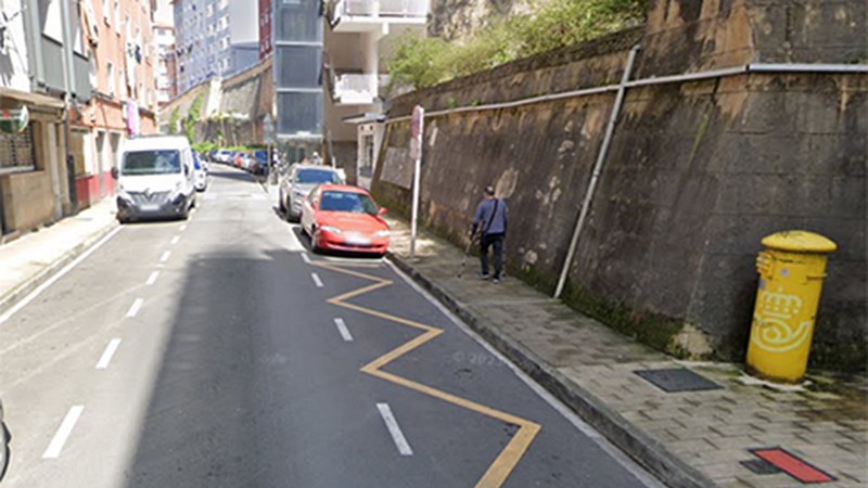 Ubitxa kaleko zati bat itxita egongo da gaurtik aurrera, Urkin horma bat botatzeko