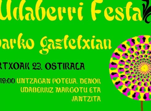 Udaberri festa barixakuan gaztetxean