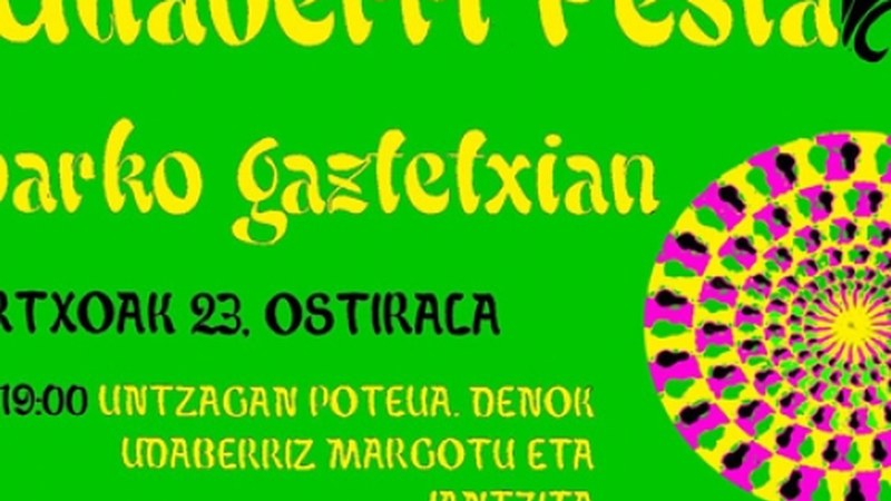 Udaberri festa barixakuan gaztetxean