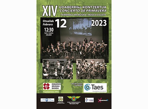 Udaberriko Kontzertua emango du Eibarko Musika Bandak domekan, txirrindularitzari lotutako doinuekin