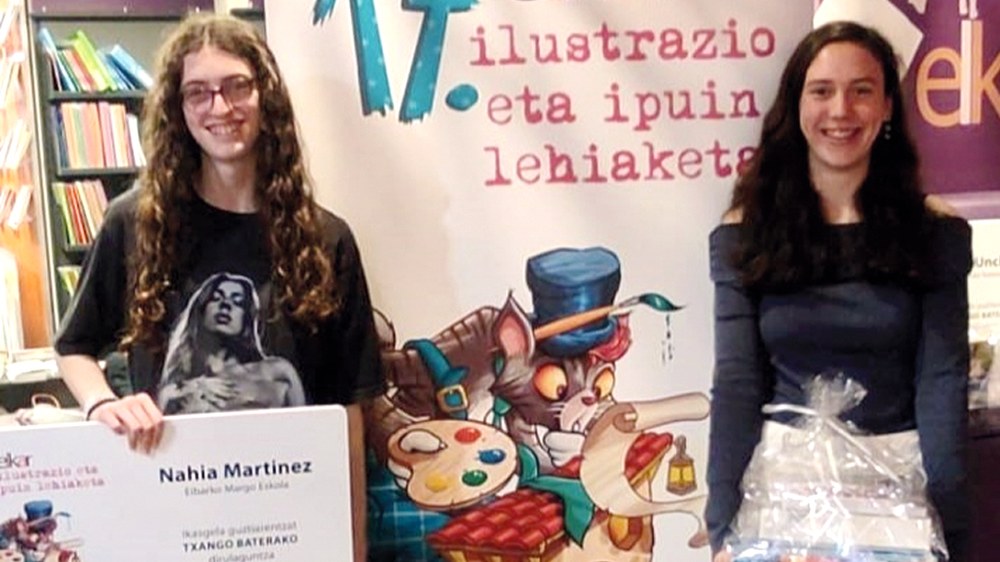 Udal Dibujo Eskolako  bi ikaslek saria jaso dute