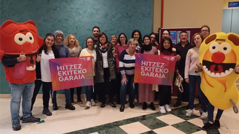 Udal euskaltegiko ikasleak Euskaraldiari ekiteko prest