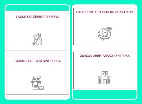 Udalak COVID-19ari buruzko gaiak biltzen dituen atal berria sortu du bere webgunean