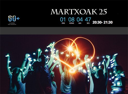 Udalak “Planetaren ordua” ekimenarekin bat egin eta argiak itzaliko ditu zapatuan