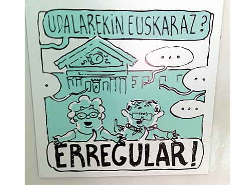 "Udalarekin euskaraz? Erregular!" kanpaina jarri du martxan Eibarko Udaleko Euskara Sailak