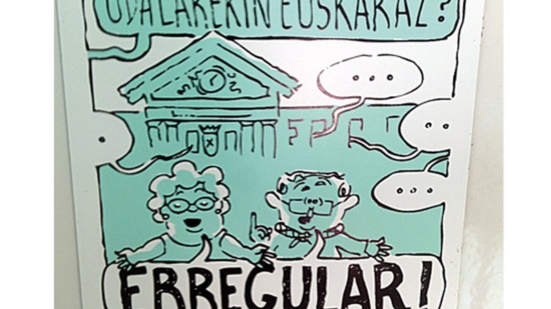 "Udalarekin euskaraz? Erregular!" kanpaina jarri du martxan Eibarko Udaleko Euskara Sailak