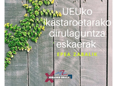 UEUko ikastaroak egiteko dirulaguntzak eskatzeko epea zabalik