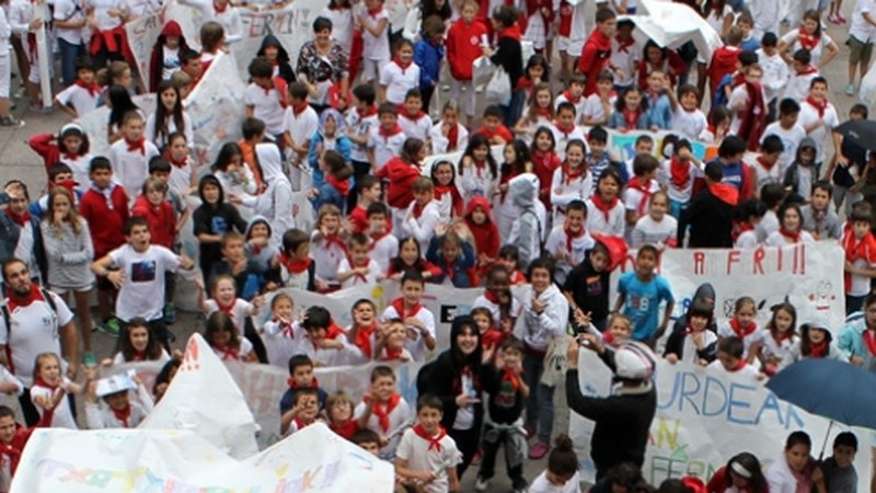 Umeek giro ederrean ospatu dituzte sanferminak