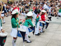 Umeen danborrada Sanjuanak girotzen
