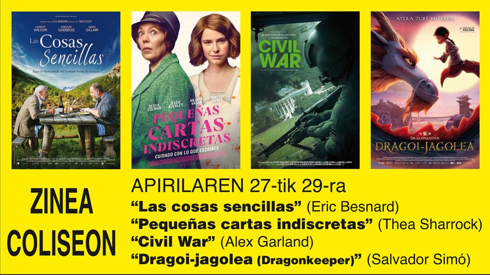 Umeentzako “Dragoi-jagolea” ikusgai izango da asteburuan Coliseon