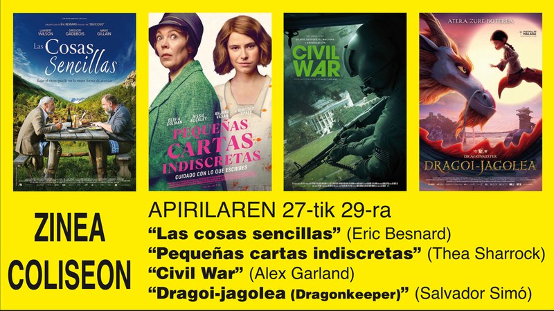 Umeentzako “Dragoi-jagolea” ikusgai izango da asteburuan Coliseon