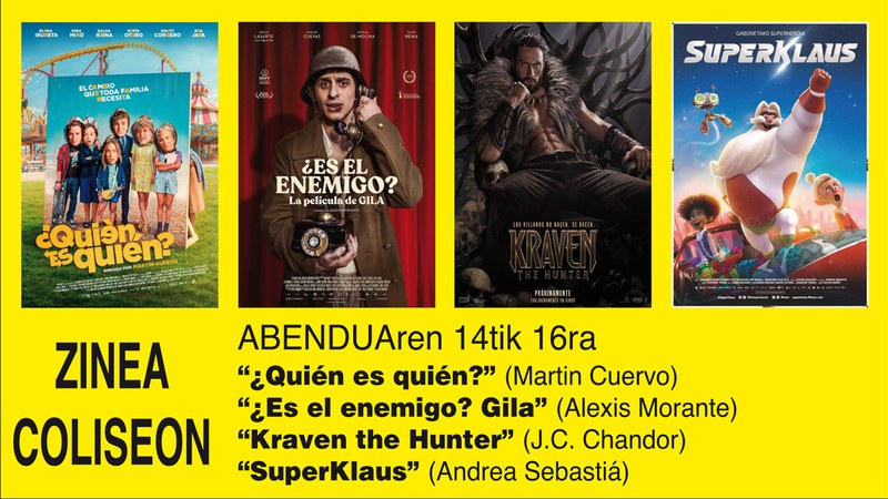 Umeentzako “SuperKlaus” pelikula euskeraz eskainiko dute Coliseon