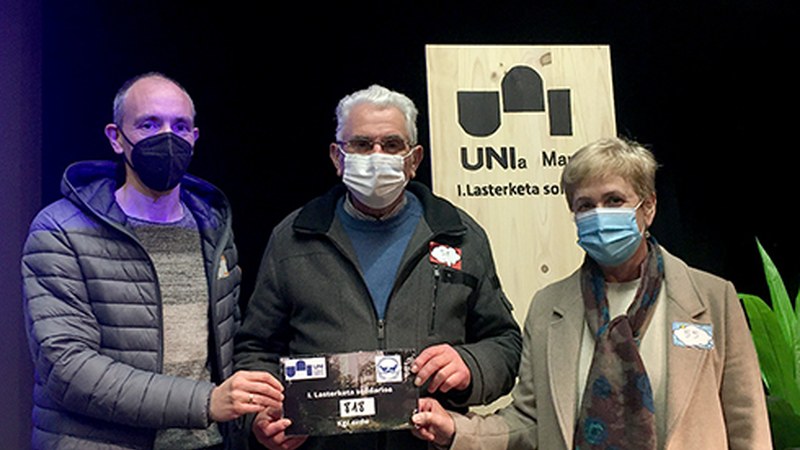 Unia Martxan ekitaldian egindako kilometroak Elikagaien Bankuari emateko janari kiloengatik trukatu dituzte