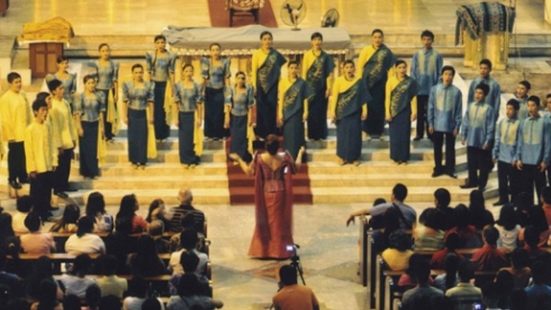 University Of The Visayas Chorale abesbatzaren kontzertua gaur Coliseoan