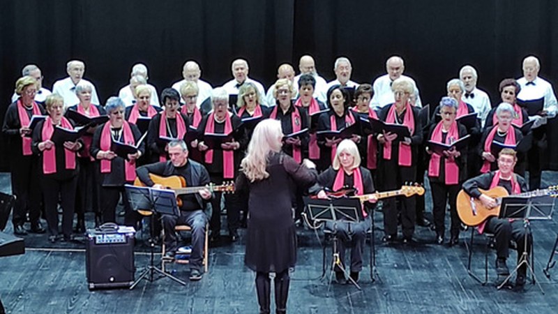 Untzaga Abesbatzak Gipuzkoako Adinekoen Abesbatzen XXIV. Probintzia Topaketan parte hartu zuen atzo