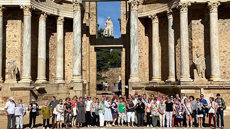 Untzagako jubilatu etxekoak oso pozik daude irailean egin dituzten irteerekin