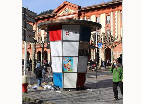 Untzagako kioskoa Kultur sailak antolatzen dituen jardueren berri emateko erabiliko da