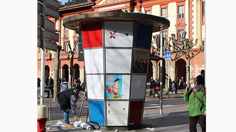 Untzagako kioskoa Kultur sailak antolatzen dituen jardueren berri emateko erabiliko da