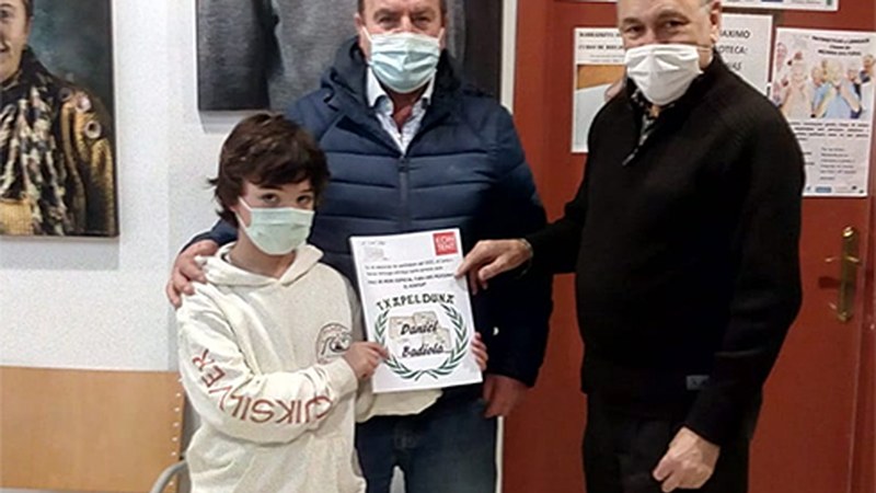 Untzagako San Blas opilen lehiaketako saria Daniel Badiolak eta Ekhi bilobak irabazi dute