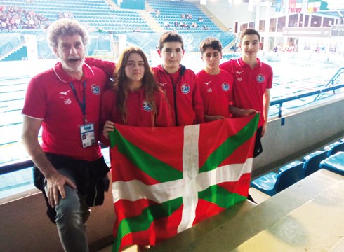 Urbat waterpolo taldeko lau jokalari izan dira Kroazian Euskadiko selekzioarekin