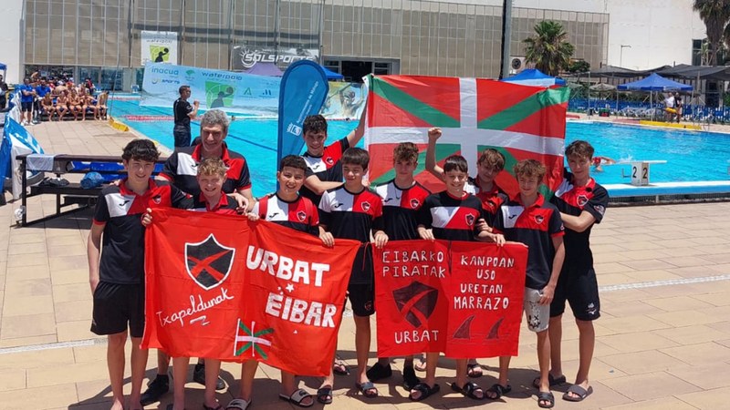Urbateko infantilak 16. postuan waterpoloko Espainiako txapelketan