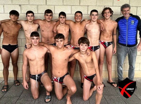 Urbateko kadeteek Logroñoko waterpolo torneoan garaile