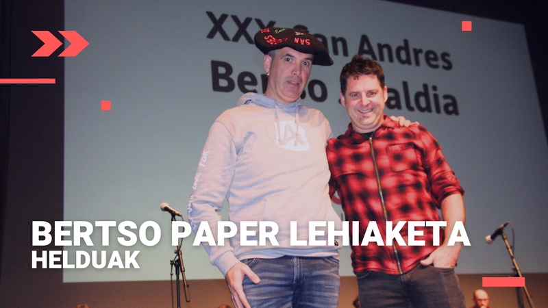 Urko Egaña azpeitiarrak eraman du berriro Bertso Paper Lehiaketaren sari nagusia
