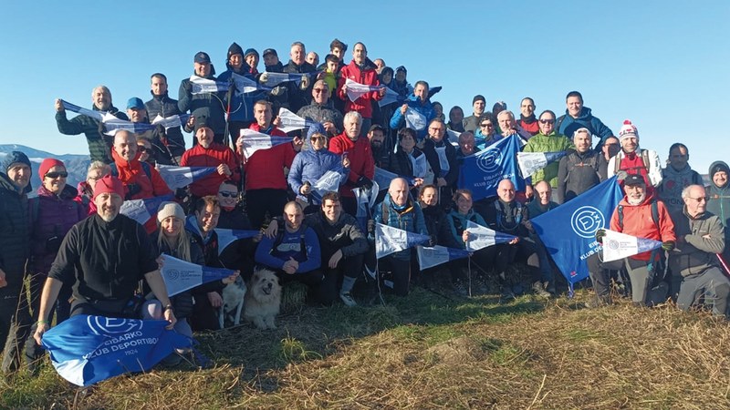 Urkon hasi zuten urtea Deporreko mendizaleek eta beste eibartar askok