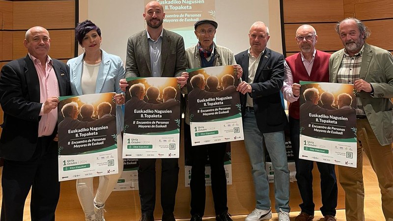 Urrian Eibarren egingo den Euskadiko Adinekoen II. Topaketa aurkeztu dute