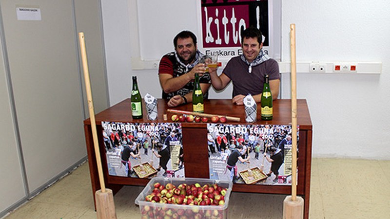 Urriaren 7an ospatuko den Sagardo Egunaren aurkezpena egin dute