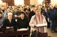 Urtero bezala, eibartar askok eraman dituzte San Blas opilak bedeinkatzera