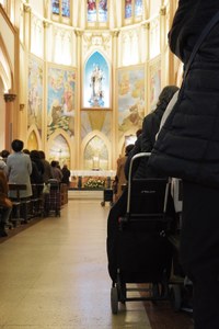 Urtero bezala, eibartar askok eraman dituzte San Blas opilak bedeinkatzera