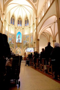 Urtero bezala, eibartar askok eraman dituzte San Blas opilak bedeinkatzera