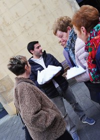 Urtero bezala, eibartar askok eraman dituzte San Blas opilak bedeinkatzera