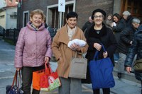 Urtero bezala, eibartar askok eraman dituzte San Blas opilak bedeinkatzera