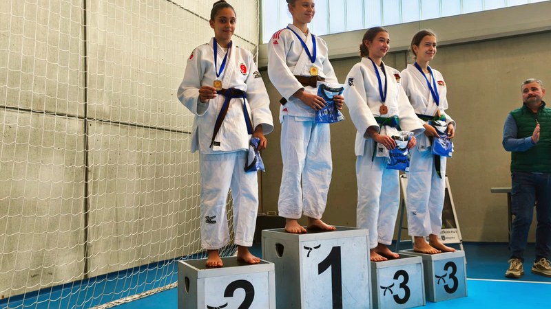 Uxue Gutierrez infantila bigarren izan da Gipuzkoako Judo Txapelketan
