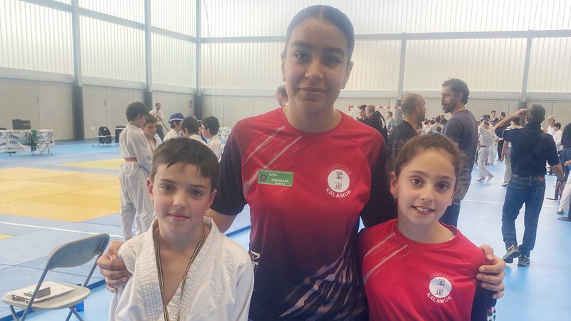 Uxue Gutierrez judoka Gipuzkoako txapeldunordea alebinetan