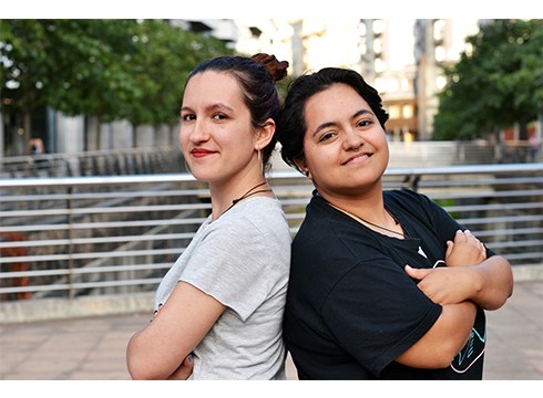 Vicky Rojas eta Dalila Cabrera, websail bat sortzeko zurrunbiloan