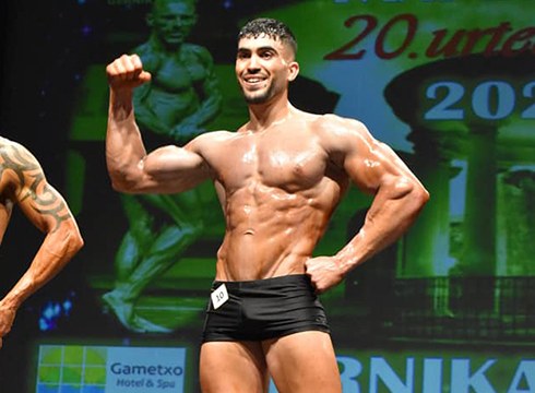 Walid El Arrass Euskadiko Fitness Txapelketan aritu zen asteburuan