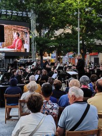 Western estiloko pelikulen musika San Juan jaiei agur esaten joateko